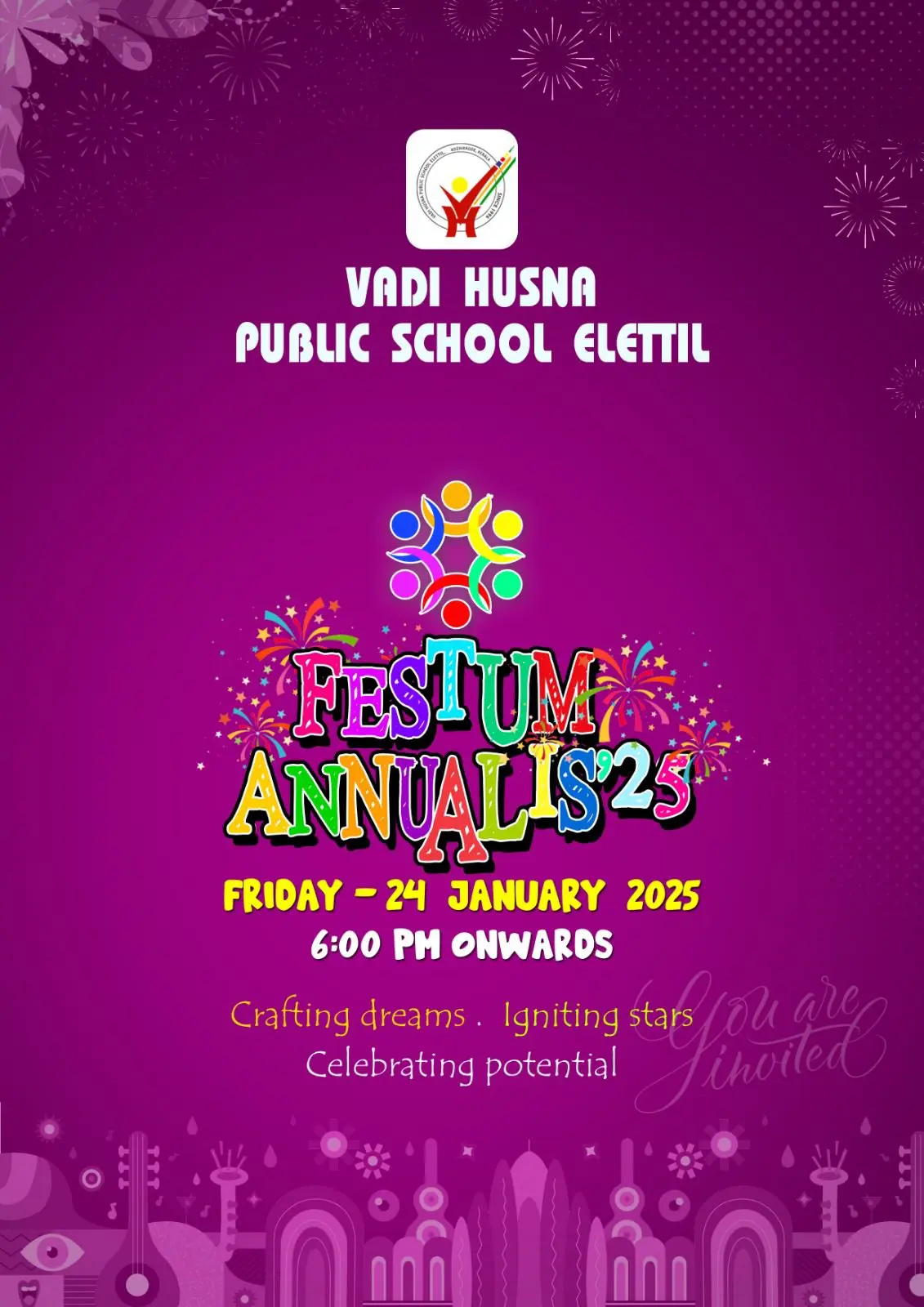 Students learning at Vadi Husna